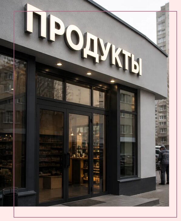 Объемные буквы для магазина в Воркуте по цене от 4626 р. | Аванза-Врк